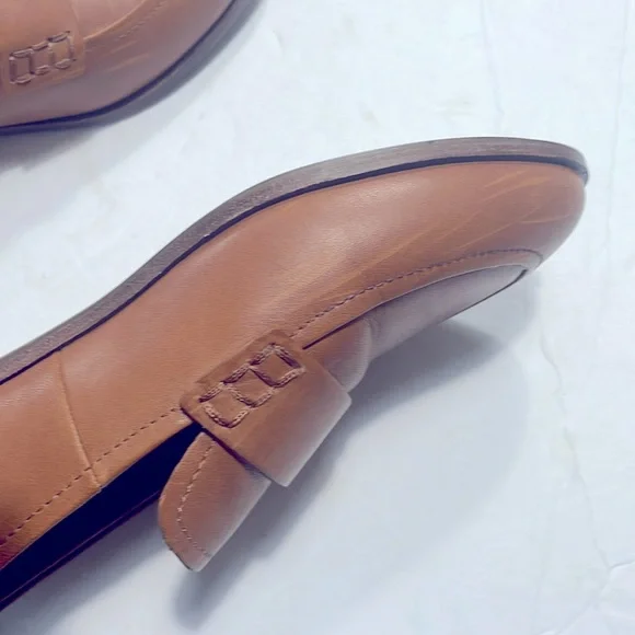 Madewell Tan Leather Loafers - Picture 8 of 9